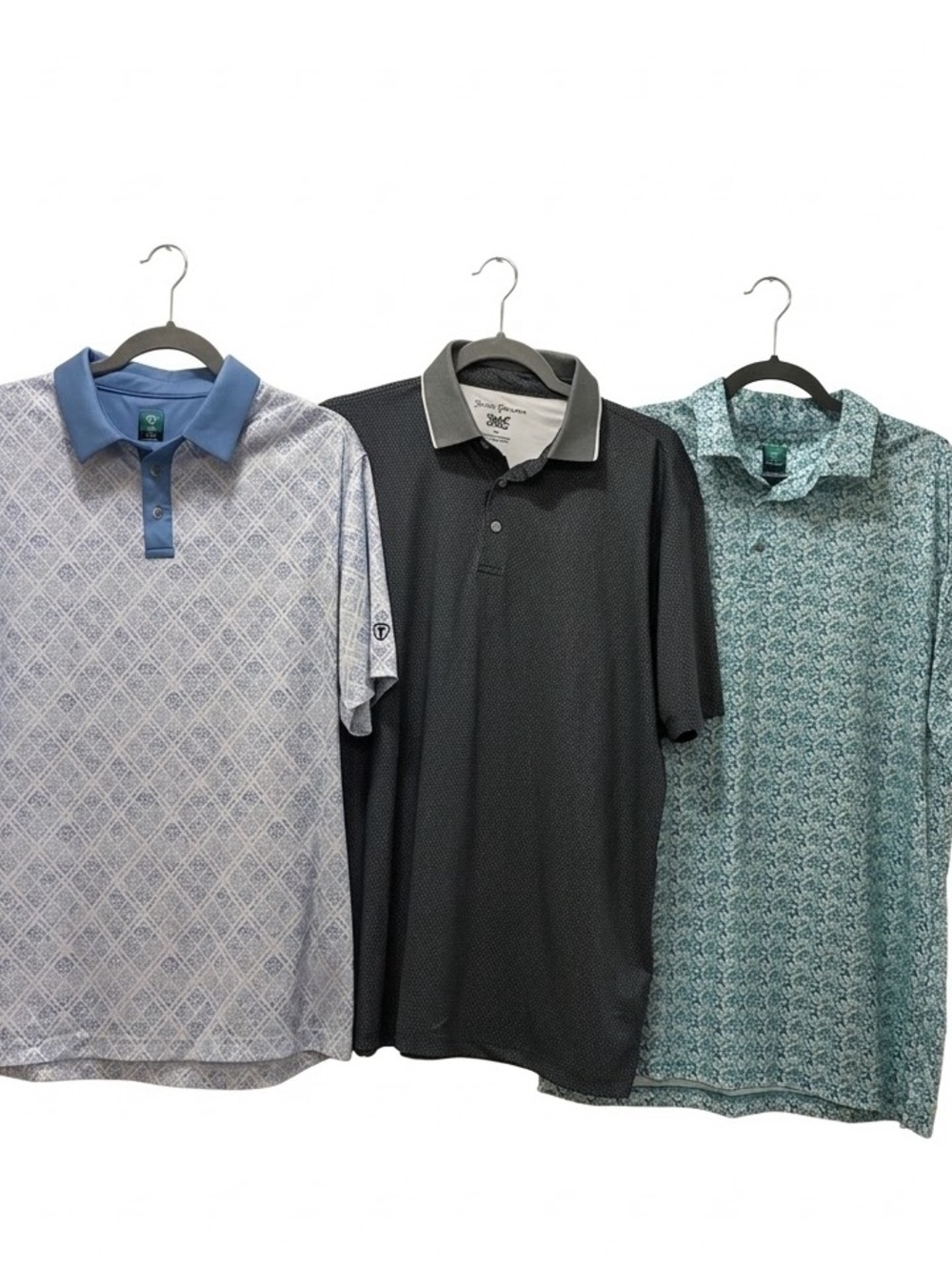 Pro Tour (coolplay) & Hickey Freeman Golf Shirt Bundle of 3 Shirts  Size L EUC